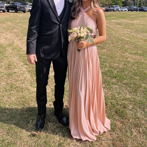 BCBG Metallic Evening Gown - Picture 6 of 6